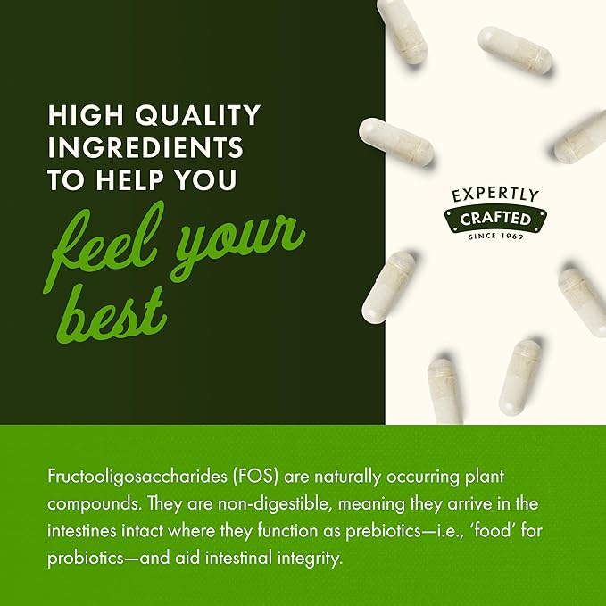 Swanson Dr. Stephen Langer's 16-Strain Probiotic with Prebiotic FOS for Gut-Health-Conscious Adults with 3.2 Billion CFU (60 Vegan Capsules)