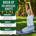 Chlorophyll Capsules 600 mg - Natural Chlorophyll Pills for Women & Men - Highly BioAvailable Chlorophyll Supplement for Energy, Immunity, Skin + Internal Deodorant
