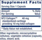 Life Extension NT2 Collagen™, Joint Health Supplement for Joint Comfort & Mobility, Gluten-Free, Non-GMO, 1 Daily, 60 Small Capsules