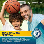 SILVERPEAKS Height Growth Gummies for Kids, Teens & Adults - Height Growth Maximizer Supplement with Calcium, Vitamins D3 & K2, Magnesium, Zinc for Bone Strength & Height Increase - 60 Gummy Chews