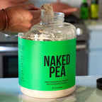 NAKED Pea - 5LB 100% Pea Protein Powder from North American Farms - Unflavored Vegan Pea Protein Isolate - NSF Certified, Plant Protein Powder, Easy to Digest - 76 Servings