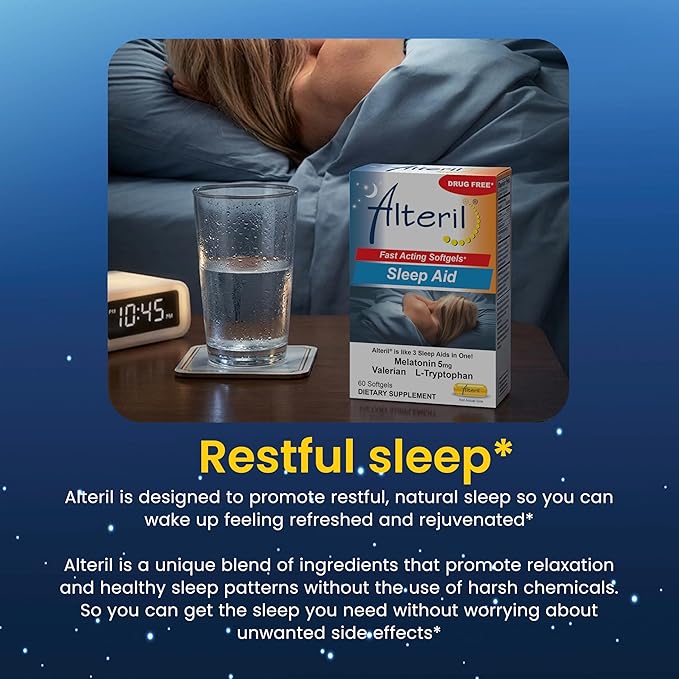 Alteril Natural Sleep Aid Soft Gel 60ct