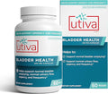 Szio+ Utiva Bladder Health - Control Supplement for Overactive Bladder and Lower Urinary Tract Health - Clinically Proven to Reduce Frequency and Urgency - 60 Capsules