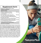 NaturesPlus Herbal Actives Resveratrol, Extended Release - 60 Tablets - Vegetarian, Gluten Free - 30 Servings