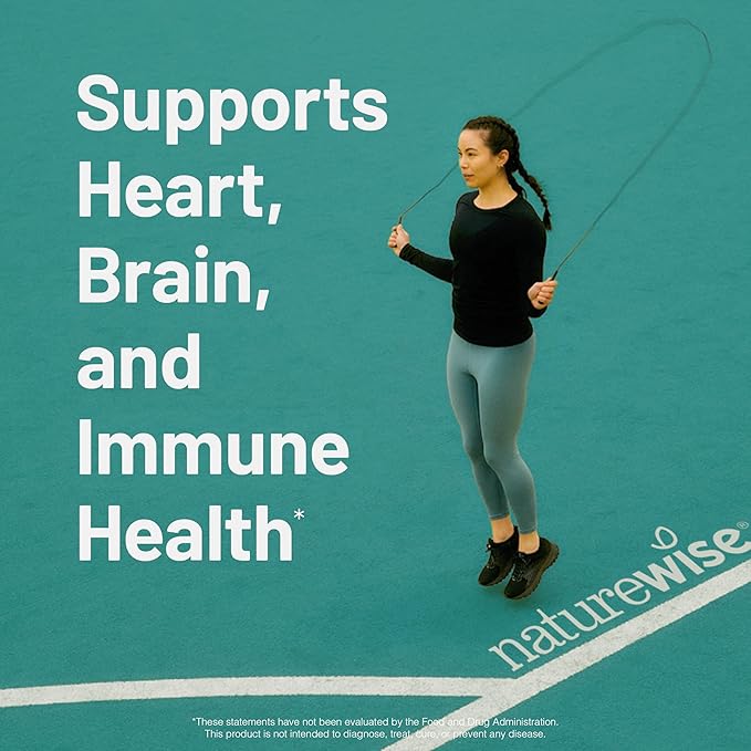 NatureWise Ultra Omega 3 Fish Oil 2200 mg – 1300 mg Omega-3 - Triglyceride Form - Lemon Flavor - Wild-Caught Fish Oil + EPA & DHA - Burpless, Non-GMO - 180 Softgels[3-Month Supply]