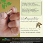 Zenmen Tick Immune Support 180 Vegan Capsules, 2 Bottles - Improved Formula - Japanese Knotweed, Cat's Claw, Chinese Skullcap, Cryptolepis Sanguinolenta, Sweet Wormwood - Made in The USA