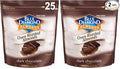 Blue Diamond Almonds, Roasted Dark Chocolate Flavored Snack Nuts, Plant-Based Protein & Fiber, for Events, Holidays, Parties, Lunch, Guilt-Free Snack with Real Cocoa, 25 Oz Resealable Bag (Pack of 2)