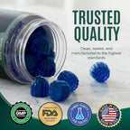 Methylene Blue Pharmaceutical Grade Gummies with Alpha Lipoic Acid (ALA) & NAD, Methylene Blue Gummies Cognitive Support, 60 Day Supplement