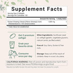 Micro Ingredients Red Panax Ginseng Supplement 300 Softgels | High Potency Korean Ginseng Root Extract| Supports Energy & Immune Health | Non-GMO*