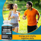 3-in-1 Immune Support Combo with Iron Supplement 25mg (Iron Pills) + 1000mg Vitamin C + Ginger Root, Gentle & Stomach Friendly for Energy & Iron Deficiency Support, Non-GMO, 150 Tablets