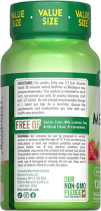 Nature's Truth Melatonin Tablets | 12mg | 120 Count | Natural Berry Flavor | Fast Dissolve | Vegan, Non-GMO & Gluten Free Supplement