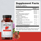 UpWellness Ultra Liver Supplement for Liver Support and Gallbladder Support - Powered by TMG, NAC Milk Thistle, and More - Liver Cleanse Detox & Repair - 60 Capsules - 3 Pack