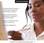 THORNE - Super EPA - Omega-3 Fish Oil Supplement with EPA & DHA from Sustainably Sourced Fish - Supports Brain, Skin, Joint & Heart Health* - Third-Party Certified - Gluten & Dairy-Free - 180 Softgels