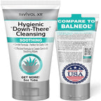 Hygienic Cleansing Lotion, Gentle Relief + Soothing Aloe & Witch Haze for Discomfort of Down-There Sensitive Areas, Makes 300+ Wet Wipes from Toilet