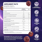 LITTLE DEATH Deep Sleep Gummies, 60 Pcs. – 50 mg. Magnesium, Ashwagandha, Chamomile, Vitamin B6 – Raspberry Flavor – Melatonin Free, Sugar Free, Vegan, Made in USA