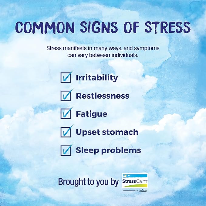 Boiron StressCalm Tablets for Relief of Stress,Anxiousness,Nervousness,Irritability,and Fatigue -,120 Count (Pack of 2)