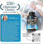 Glucosamine Chondroitin MSM Collagen | HSA | Joint Support Supplement 2800 mg | Made in USA | FSA Approved Product Items | Flexibility Nutritional Vitamins | For Men & Women, 120 Capsules
