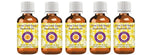 Deve Herbes Pure Chilli Seed Essential Oil (Capsicum annum) Steam Distilled (Pack of Five) 100ml X 5 (16.9 oz)