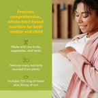 Natural Factors Whole Earth & Sea Women's Prenatal - Daily Prenatal Supplement for Healthy Pregnancy Support - Essential Prenatal with Calcium, Iron, Vitamin, B12 & More - 60 Tablets (30 Servings)
