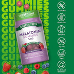Nature's Truth Melatonin Gummies 5mg | 60 Count | Mixed Berry Flavor | Vegan, Non-GMO & Gluten Free Supplement