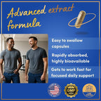 Fadogia Agrestis and Tongkat Ali Supplement - Fadogia Agrestis 600mg, 500mg Longjack Tongkat Ali for Men, Maca Root, Fenugreek, Ashwagandha, Saw Palmetto to Support Energy, Stamina, Vitality - 120Caps