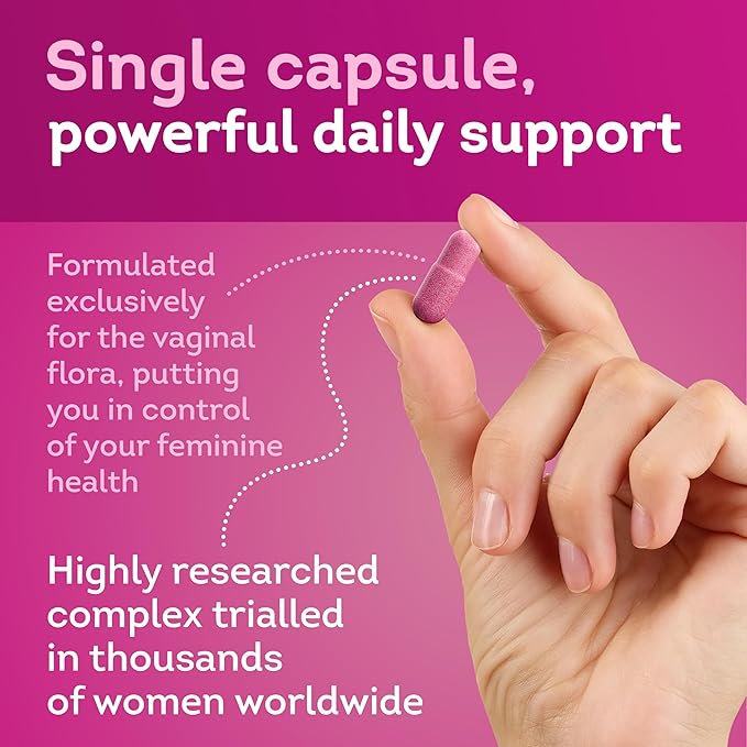 Florawell® Vaginal Probiotics for Women – pH Balance, Healthy Odour, UT & Intimate Health - Vaginal Health Supplement with Cranberry Extract - 30 Oral Capsules