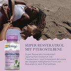 SOLARAY Super Resveratrol w/Pterostilbene, Veg Cap (Btl-Plastic) 250mg | 30ct