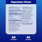 Natrol Magnesium Citrate, High Absorption Magnesium Supplement for Mood and Stress, Helps Calm The Mind and Relax The Body, 60 Raspberry-Flavored Gummies, Up to a 30 Day Supply