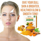 Turmeric Soap Bar for Face & Body – Natural Turmeric Skin Brightening Soap for Dark Spots, Intimate Areas, Underarms – Cleansing Face Wash Reduces Acne, Fades Scars & Cleanses Skin – 5oz Made in USA