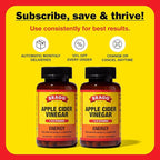 Bragg Energy Apple Cider Vinegar Capsules with B-12 Vitamins - 90 Capsules (2 Pack) – Weight Management - Non-GMO, Vegan, Gluten Free - Helps Generate Energy at Cellular Level for Men and Women
