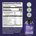 Sleep Gummies No Melatonin - Kids Sleep Gummies with L-Theanine, Magnesium & Herbal Blend, 60 Vegan Sleep aids for Adults, Reduces Nighttime Overthinking