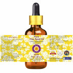 dève herbes Flax Seed Oil (Linum usitatissimum) with Glass Dropper | Cold Pressed | Pure | Natural | for Diluting Essential Oils | Skin & Massage | Non-Sticky | Lightweight | Unisex | 100ml (3.38 oz)