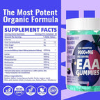 Pets Purest EAA Gummies 120 Gummies (Blueberry),Essential Amino Acids - All 9 Essential Aminos (EAA) and All Branched-Chain Aminos (BCAAs), Non-GMO, Gluten Free, Vegetarian Friendly