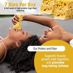 Wonderslim High Fiber Protein Bars, Fluffy Lemon Crisp | 15g Protein, 8g Fiber | Low Sugar, Low Carb | Healthy Indulgence | Satisfying, Supports Energy & On-the-Go Convenience, 7 Pack