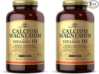Solgar Calcium Magnesium with Vitamin D3, 300 Tablets - Promotes Healthy Bones, Supports Nerve & Muscle Function - Highly Absorbable Form - Non-GMO and Gluten Free - 60 Servings, (Pack of 2)