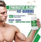Thermogenic Fat Burner for Women and Men - Appetite Suppressant for Weight Loss - Includes Green Tea Extracts for Bloat Relief - Metabolism Booster - Pack of 2