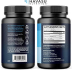 L-Arginine Capsules with L-Citrulline - Nitric Oxide Supplement - L Arginine and L Citrulline Blend - 60 Count - Vegan, Non-GMO Capsules for Performance, Endurance and Muscle Support - 1 Month Supply
