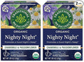 Traditional Medicinals Herbal Tea, 16 Tea Bags (Pack of 2) | Organic | Passionflower | Promotes Sleep | Nighty Night