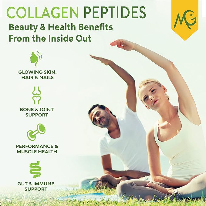 MariGold Grass-fed Collagen Peptides Powder Hot Cocoa 1LB - 100% Pure, Type I & III Bovine Hydrolyzed Collagen, Non-GMO, Hormone Free, Soy Free, Gluten Free, Dairy Free, Keto-Friendly