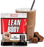 Lean Body All-in-One Chocolate Meal Replacement Shake. 40g Protein, Whey Blend, 8g Healthy Fats & Fibre,22 Vitamins and Minerals, No Artificial Colours, Gluten Free, (40 MRP Packets)