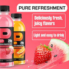 Protein2o Hydration Drink - 2-in-1 Liquid Clear Whey Protein Isolate and Electrolyte Drink - 20g Protein, Vitamins B5, B6 - Post-Workout Recovery - 16.9 Fl Oz - 12 Count Variety Pack