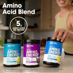 Optimum Nutrition Amino Energy - Pre Workout with Green Tea, BCAA, Amino Acids, Keto Friendly, Green Coffee Extract, Energy Powder - Fruit Fusion, 65 Servings (Packaging May Vary)