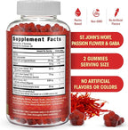 Saffron Extract Gummies-Sugar Free Saffron Supplement Enhanced with GABA, Saint John's Wort, Passion Flower- Saffron Supplements for Kids, Women, Men. Focus and Mood Support. 60 Saffron Gummies