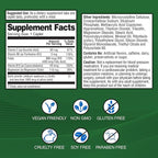 Garlique Garlic Extract Supplement, Healthy Blood Pressure Formula, Odorless & Vegan, 60 Caplets