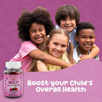 Kids Multivitamin Gummies – Tasty Berry-Flavored Zinc Gummies for Children & Adults – Vegetarian, Gluten-Free & Nut-Free Kids Vitamins Multivitamin – 120 Count (60 Day Supply)