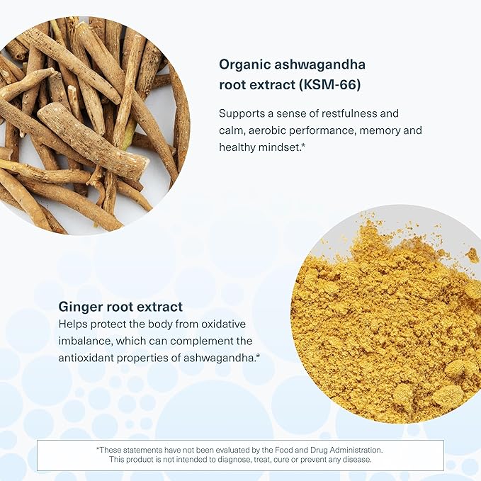 Youtheory Ashwagandha - with Organic KSM-66 Ashwagandha - Herbal Blend to Support Stress Relief & Energy Levels* - Helps Support Mood* - 1,000 mg - 90 Vegetarian Capsules (45-Day Supply)