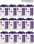 Super Sani-Cloth Germicidal Disposable Wipe, Hospital Grade Disinfection, 160 Large 6" x 6.75" Wipes Each, Case of 12 Canisters