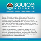 Source Naturals Wellness ImmuneSmart - for Core Daily Immune Support*, with Vitamins A, C, and D, Zinc, Elderberry, Echinacea, Andrographis, Turkey Tail and Garlic - 90 Capsules