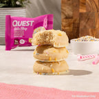 Quest Nutrition Frosted Protein Cookies, Birthday Cake, <1g Sugar, 5g Protein, 1g Net Carbs, Gluten Free, 8 Cookies