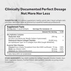 Naturalis Hyaluronic Acid 200mg, 10x Better Absorption Ultra Low Molecular Weight with Collagen, Biotin, Selenium & Vitamin E | Hair, Skin, Nails & Joint Supplements | 120 Softgels